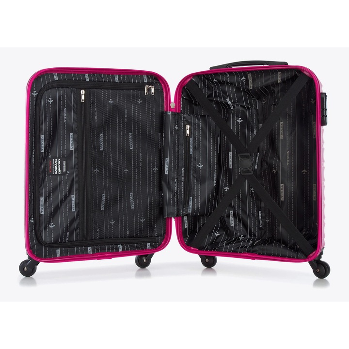 Valiza mica cu identificator WITTCHEN, roz