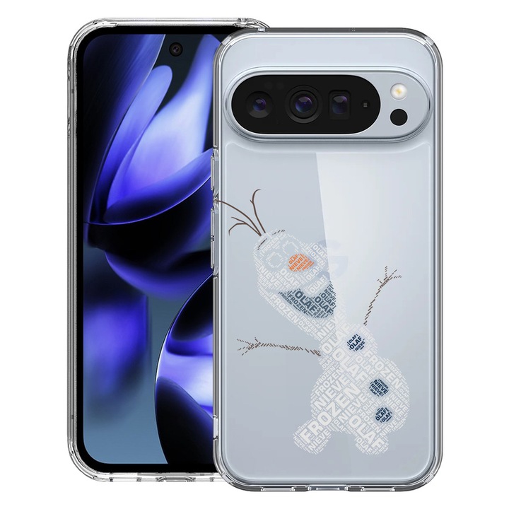 BestCase® Husa pentru Google Pixel 10 / Pixel 10 Pro cu Design Calligraphy Olaf, Clear Slim Silicon, Antisoc, 2042412 T 1539