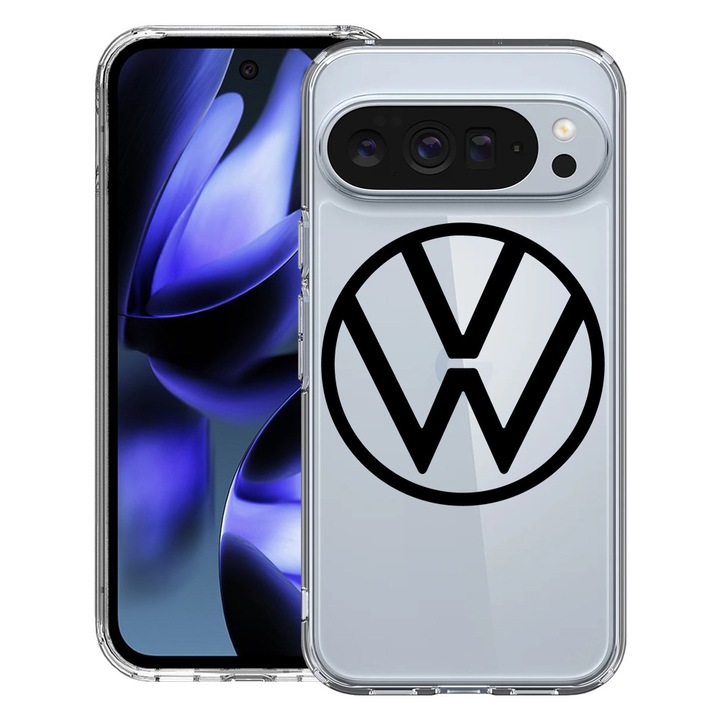 BestCase® Husa pentru Google Pixel 10 / Pixel 10 Pro cu Design VW, Clear Slim Silicon, Antisoc, 2042412 T 1705
