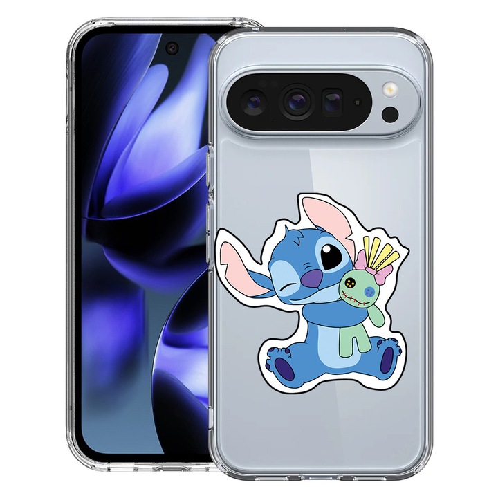 BestCase® Husa pentru Google Pixel 10 / Pixel 10 Pro cu Design Lilo, Clear Slim Silicon, Antisoc, 2042412 T 1616