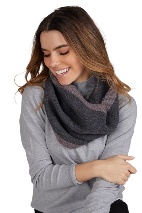 Дамски комин KAMEA, вълнен, графит, многоцветен