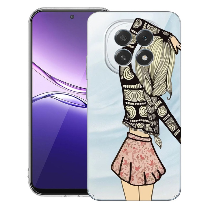 BestCase® Калъф за OPPO F29 Pro с дизайн Girl Friend, Прозрачен тънък силикон, Противоударен, 2052037 T 188