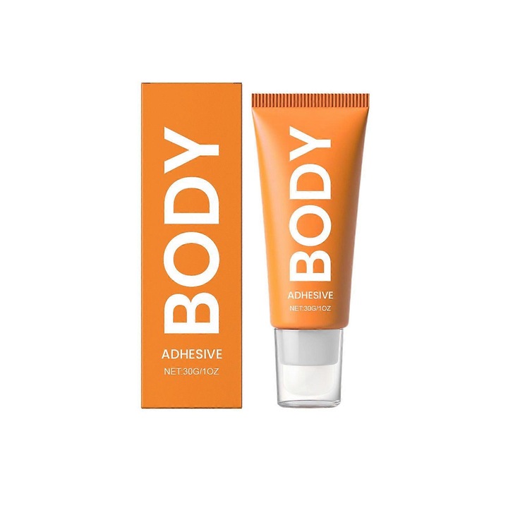 Set 2 Adezivi pentru imbracaminte, rezistent la apa si transpiratie, prietenos cu pielea, fara marcaje, pentru tinute sigure