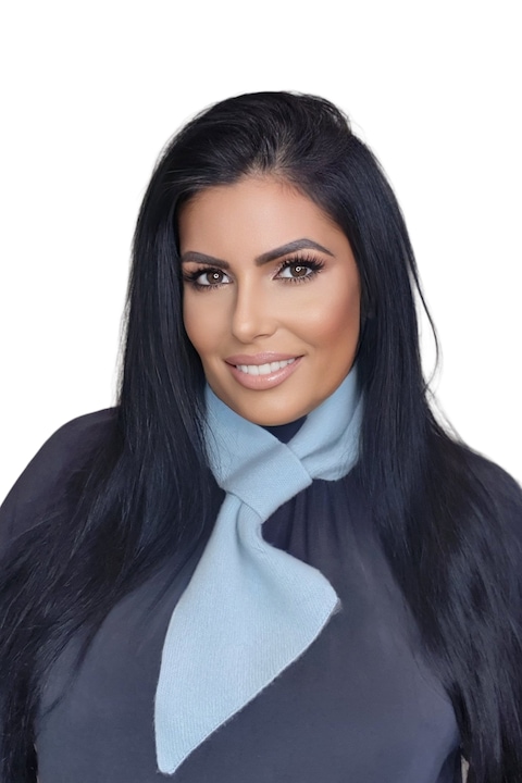 Дамски шал, KAMEA, ултрафина мериносова вълна, пастелен тюркоаз