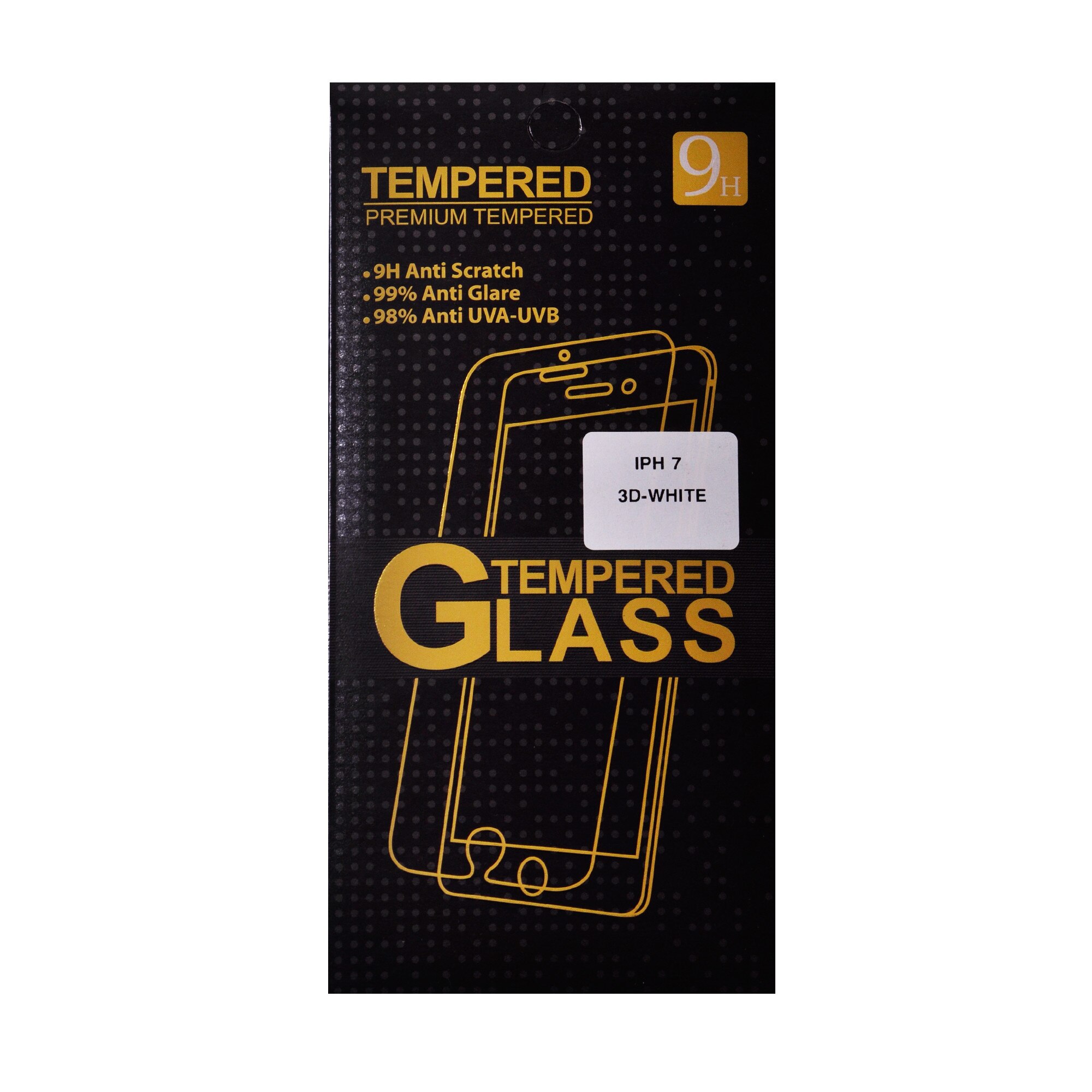 Folie Sticla Securizata Iphone 7 White 3D