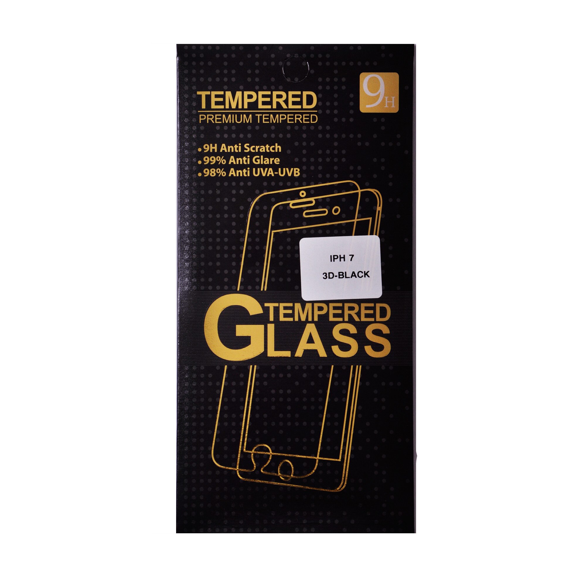 Folie Sticla Securizata Iphone 7 Black 3D