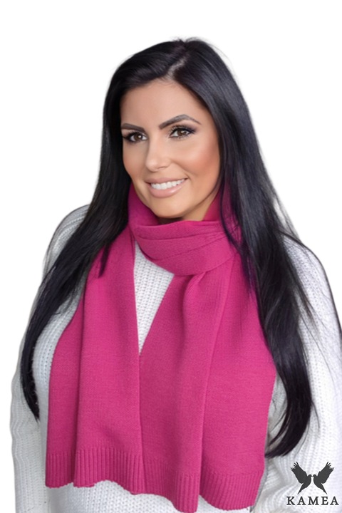 Дамски шал, KAMEA, фуксия, мек материал, удобен