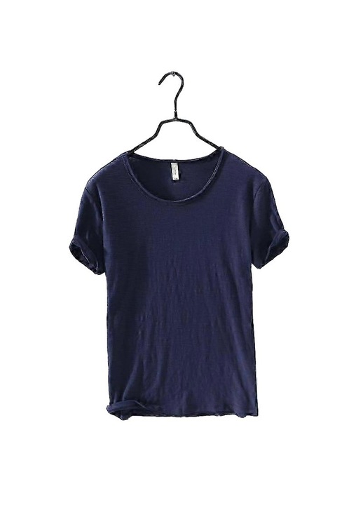 Férfi póló pamut, kék, Kék