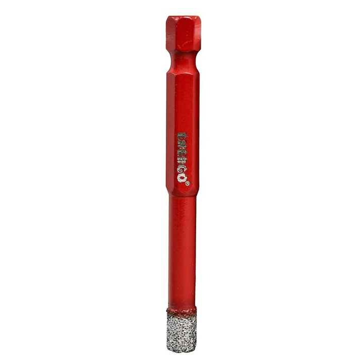 Carota diamantata Energo HEXDRILL D-6mm L-30mm prindere hexagonala 1/4" pentru gaurire uscata gresie/faianta/granit/marmura