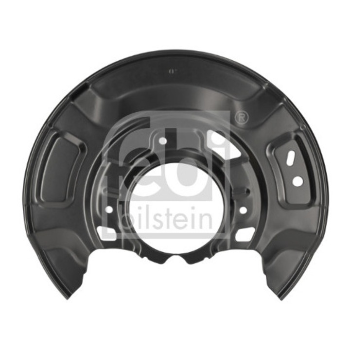 Féknyereg fedél, FEBI, tartós anyagok, 0,245 kg, fekete