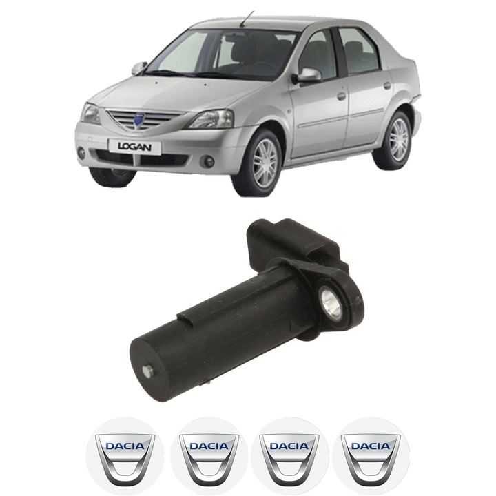 Senzor impulsuri arbore cotit DACIA LOGAN (LS_) 1.5 dCi (LS0K) din 2006-2012 KW 50 CP 68 CMC 1461, pentru pornire auto, Bosch, 4x Stickere auto cu DACIA