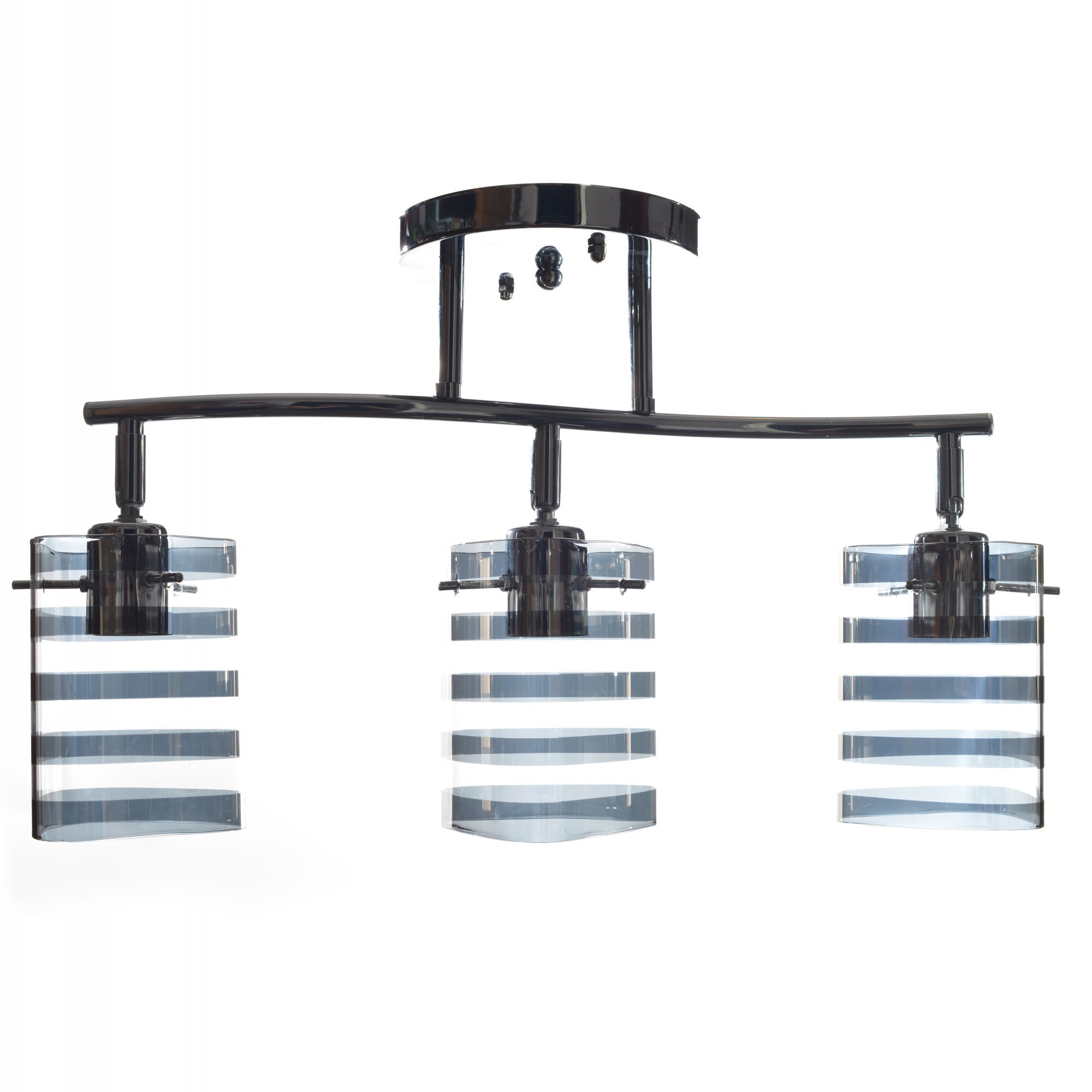 Lustra DC 6020/3, Argintiu, 3 brate reglabile, 3*e27 dulie ceramica