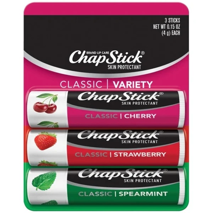 Balsam de protectie pentru buze hidratant Classic Variety ChapStick 3 bucati