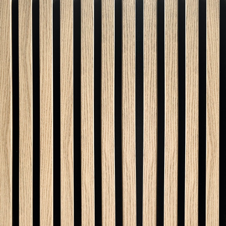 Lamele acustice pentru pereti pe pasla Liderwood, Stejar Deschis 30, 5 ESANTION 8cm