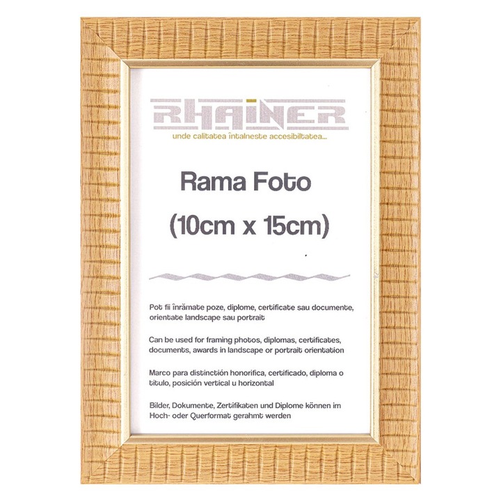 Рамка за снимки Мерида кафе+златисто 10x15, Createur