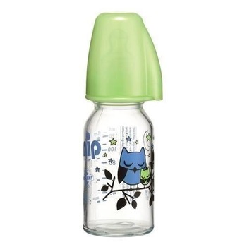 Biberon sticla 125 ml cu tetina silicon pt ceai, nr 1, nip 35014 Biberon sticla 125 ml cu tetina silicon pt ceai, nr 1, nip 35014