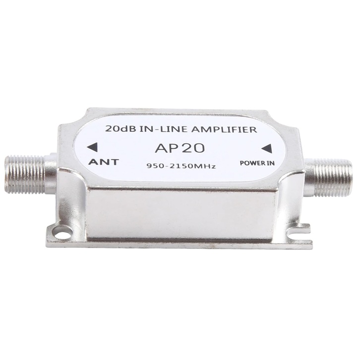 AP20 jelősítő, 20 dB, 950-2150MHz, műanyag, egyedi, műholdas rendszerekhez