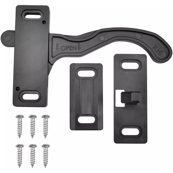 Set maner usa plasa tantari ABS universal negru 11 piese