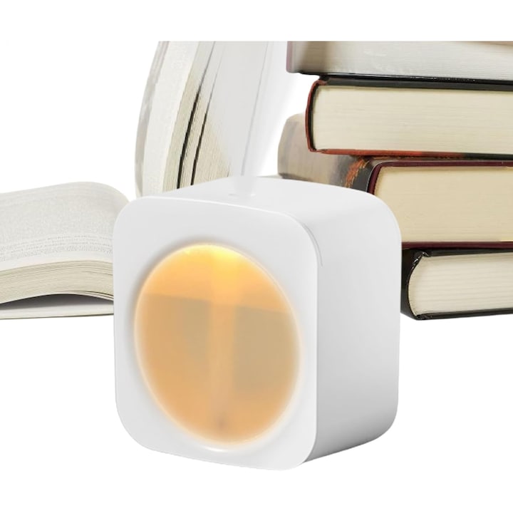 Umidificator mini portabil, 2 moduri de pulverizare, lumina ambientala multicolora, 2.76x5.04 inch