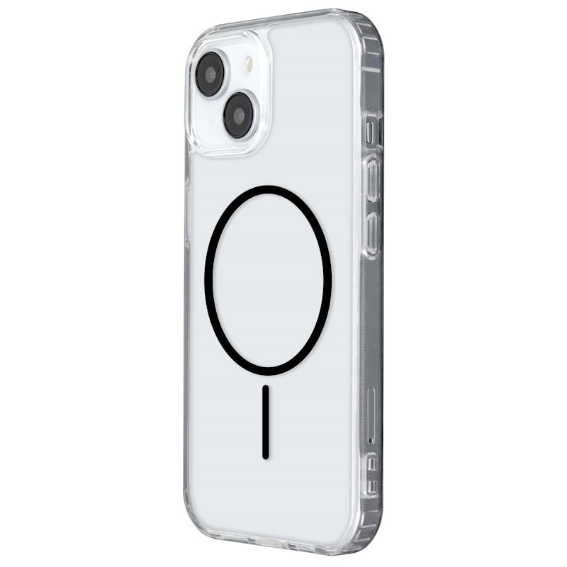Husa pentru Iphone 17 Pro clear thin mag black