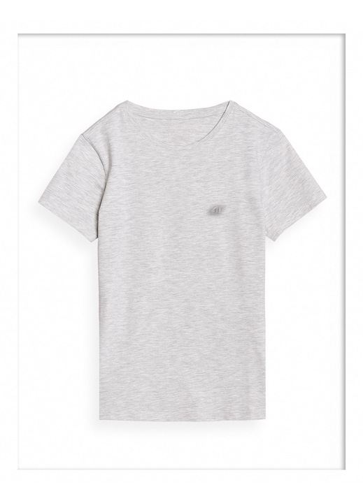 Női Slim Póló 4F, 43312, Világosszürke