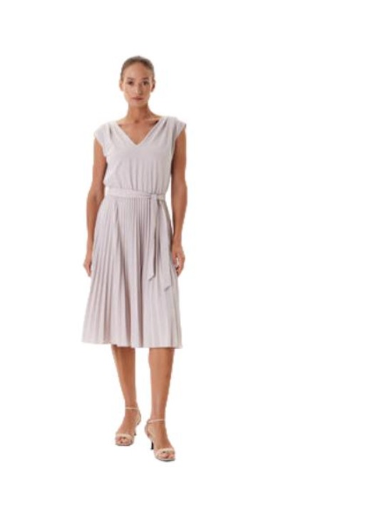 Rochie cocktail, Tatuum, material sintetic, gri, S INTL