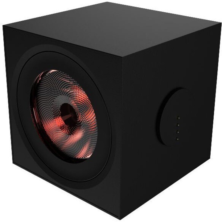 Lampa inteligentă Cube, Yeelight, 6.5W, iluminare RGB, wireless, negru