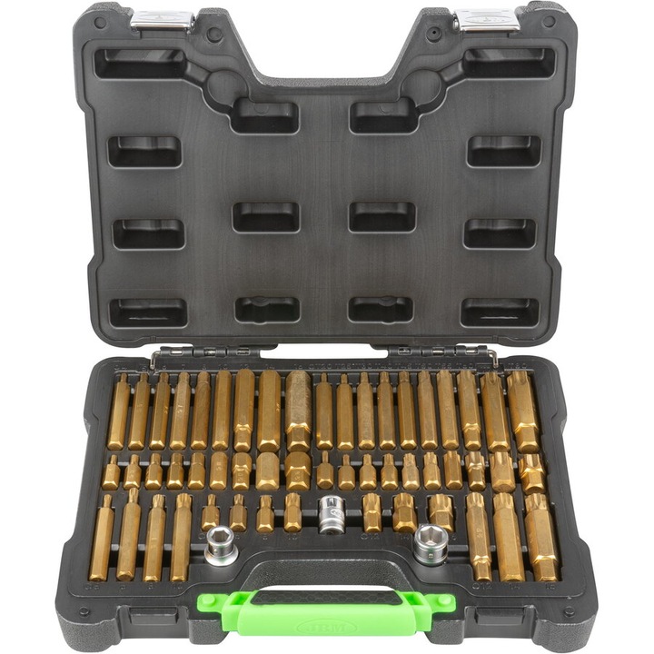 Trusă specială cu 55 capete de șurubelniță JBM, tip fix, multicolor