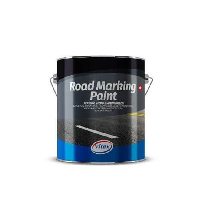 Vopsea acrilica pentru marcaj rutier VITEX Road Marking Paint, alb, 25kg
