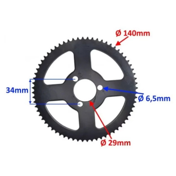 Pinion Pocket Bike -Mini ATV - 68 dinti - 2T