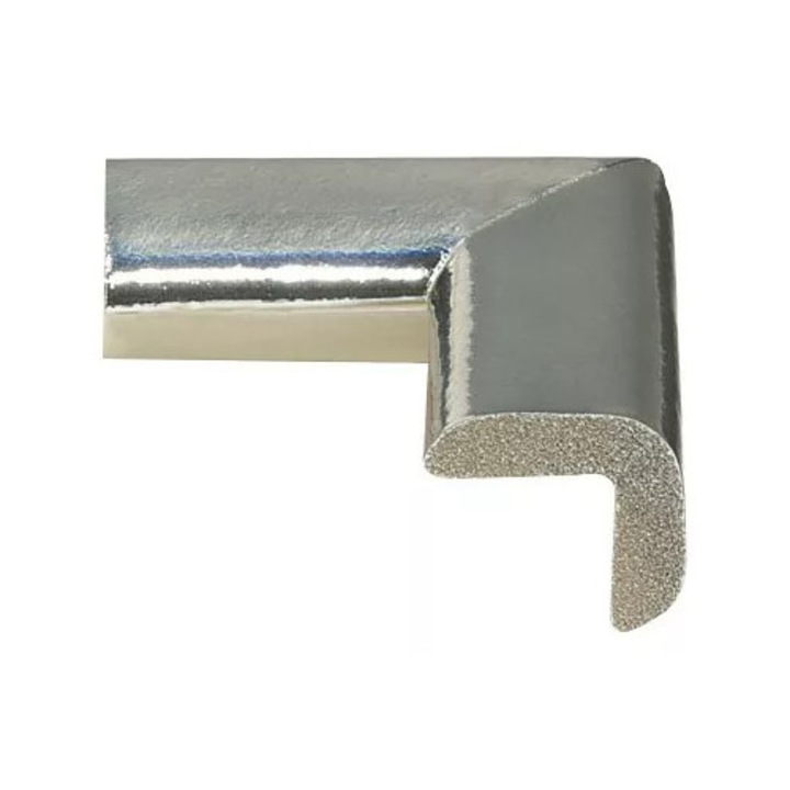 Protecție colțuri mobilier, CAR BOY, argintiu metalizat, dimensiuni 18x37mm sau 24x50mm