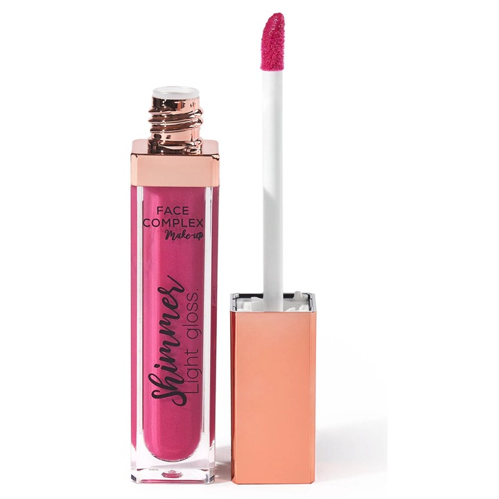 Течно червило Face Complex, виолетово, с огледало и светлина