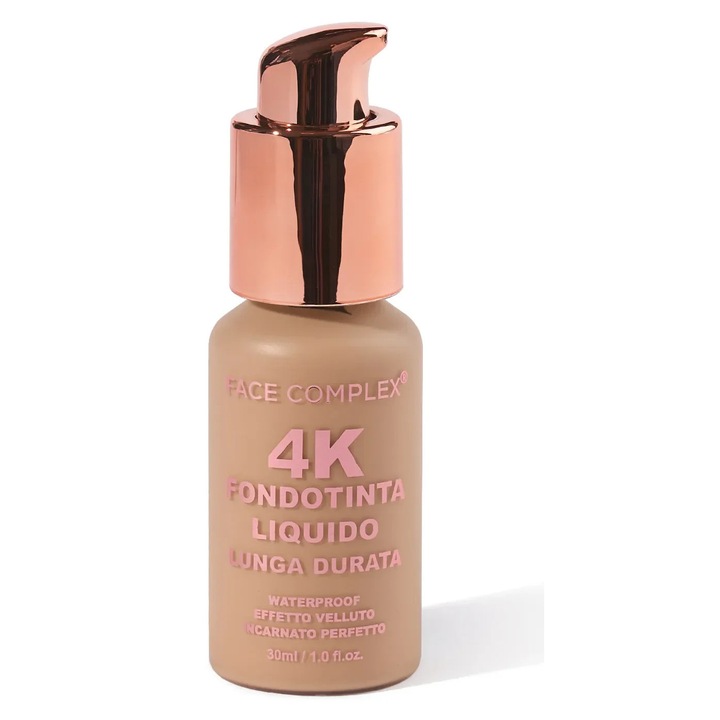 Фон дьо тен Face Complex 4K, водоустойчив, екрю, 30мл
