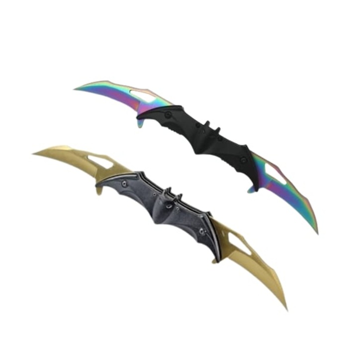 Set doua bricege cu doua taisuri, DEPOX®, multicolor/auriu, 32 cm