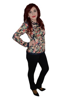 Pantaloni la moda, design tineresc,D&J Exclusive, Negru, 38 Pantaloni la moda, design tineresc,D&J Exclusive, Negru, 38