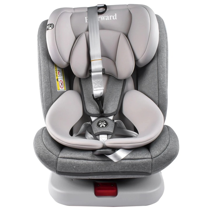 Scaun auto pentru copii Fourward, rotativ 360, ISOFIX, ham 5 puncte, 0-12 ani, 67x48x43cm