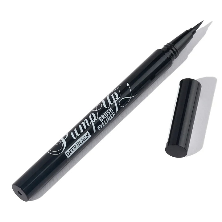 Creion de ochi, Face Complex, pump-up cu varf precis, Negru