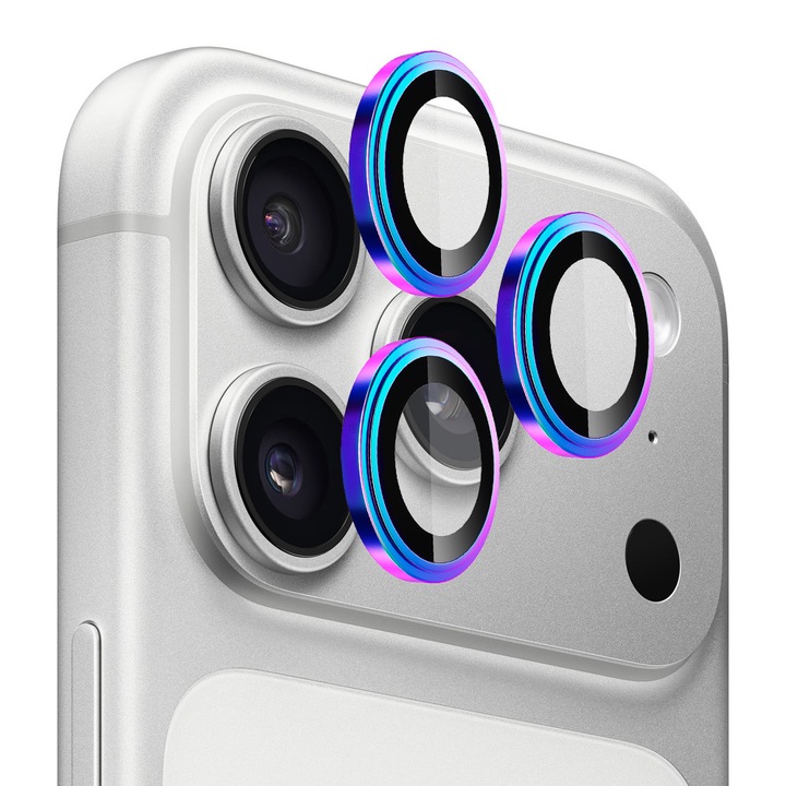 Blueo ütésálló színes üvegfólia iPhone 17 Pro / iPhone 17 Pro Max telefonhoz