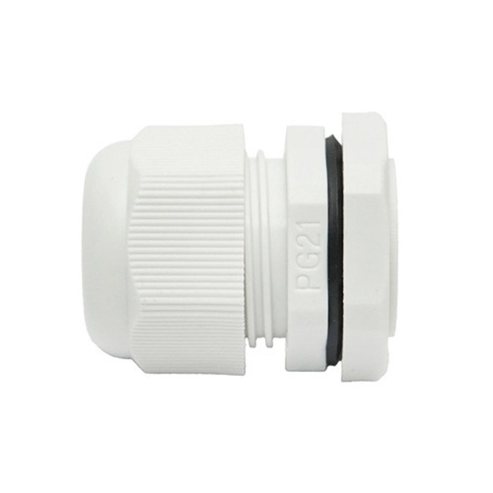 Presetupa PG 21 pentru cablu – etansare profesionala IP68, plastic rezistent, montaj rapid