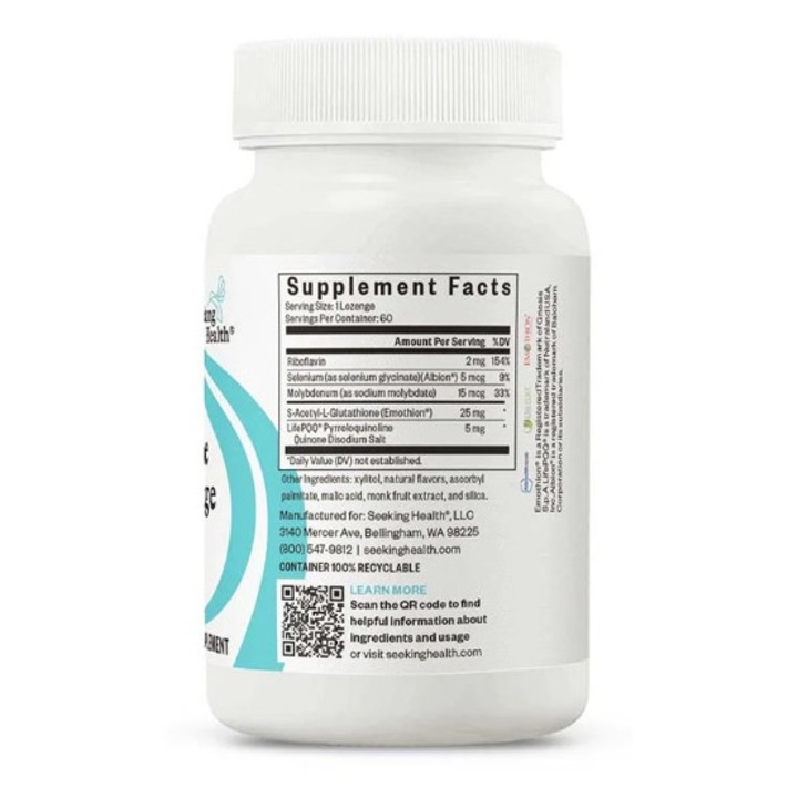 Glutathione Plus Lozenge 60 comprimate - Seeking Health - eMAG.ro