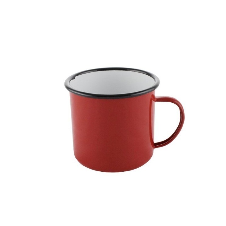 Aro fém bögre, 1.8L, 14cm, piros