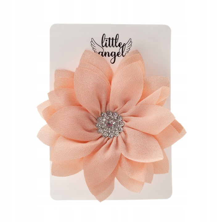 Brosa, Little Angel, J849, Floare, Somon, 9 cm, Femei