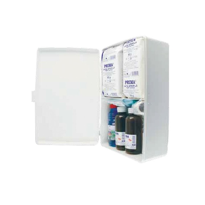 Trusa sanitara de prim ajutor, cu fixare pe perete, avizata MS