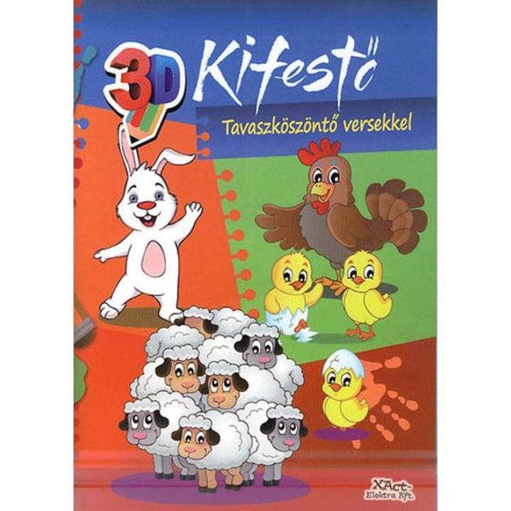 Tavaszköszöntő versekkel - 3D Kifestő