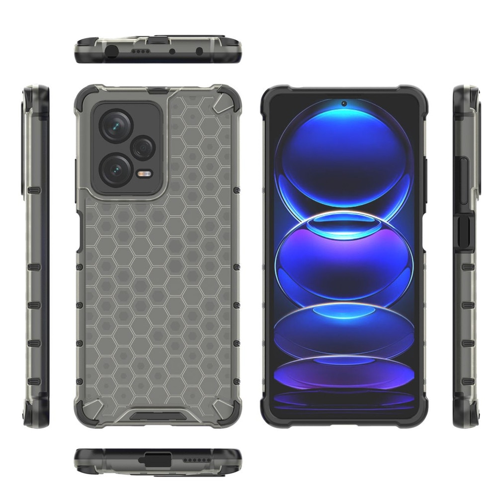 Carcasa Honeycomb compatibila cu Xiaomi Redmi Note 12 Pro Plus, Negru