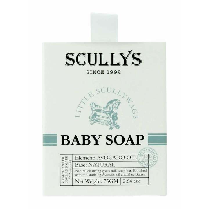 Натурален сапун за бебета Baby, Scullys, 75 g (в кутия)