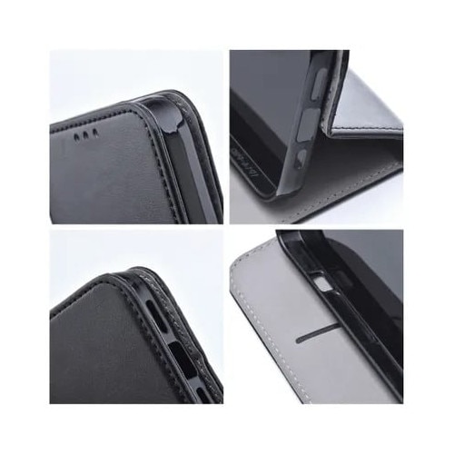 Husa pentru Samsung Galaxy A17 tip carte, SKYDDAR INNOVATION, cu Portofel Interior, Protectie la socuri, smart magneto, Negru