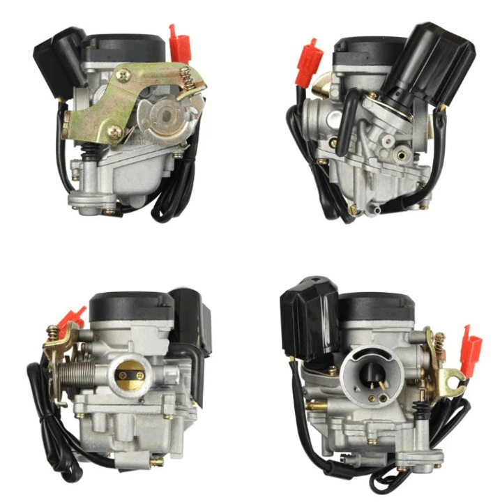 Carburator scuter GY6 80cc, 4 timpi