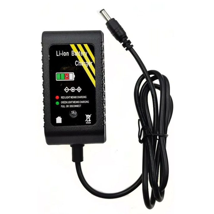 Incarcator Litiu-Ion 3S 2A, 12.6V – Ideal pentru Acumulatori Navomodele si Alte Aplicatii, Fara Balansare de Celule