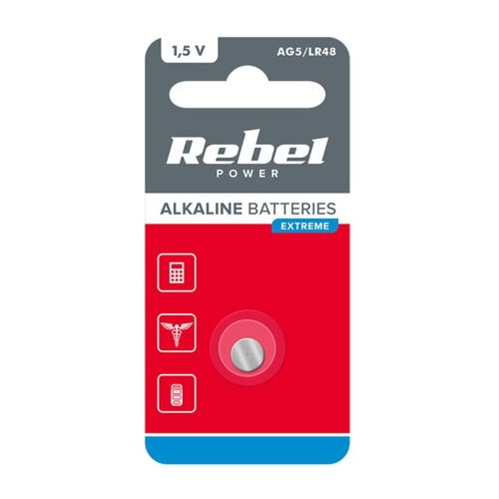 Baterie Alcalină REBEL AG5 1 Buc/Blister